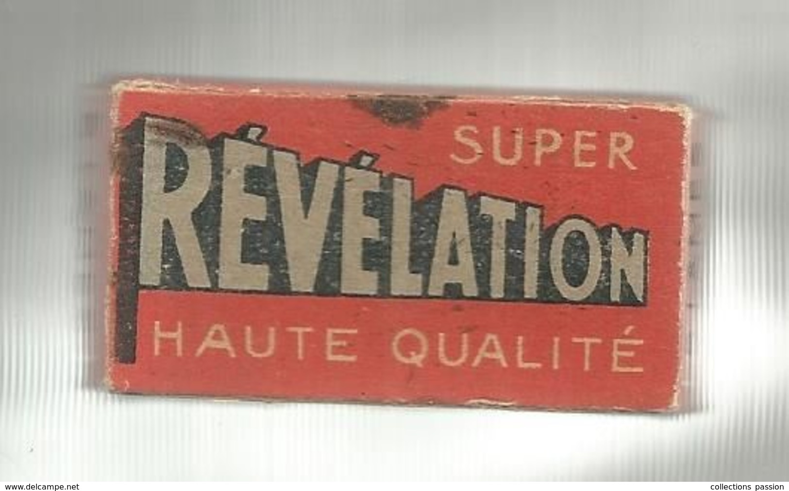 BOITE DE 5 LAMES DE RASOIR , Compléte, Lame , SUPER REVELATION, Frais Fr 1.55 E - Hojas De Afeitar