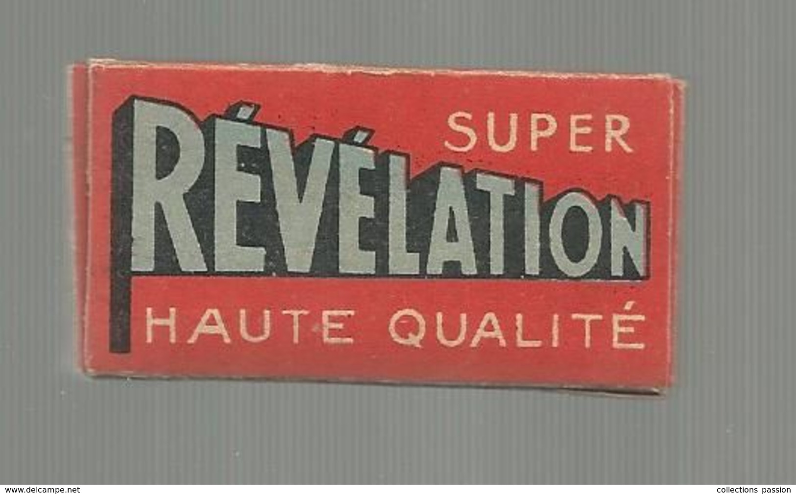 BOITE DE 5 LAMES DE RASOIR , Compléte, Lame , SUPER REVELATION, Frais Fr 1.55 E - Hojas De Afeitar