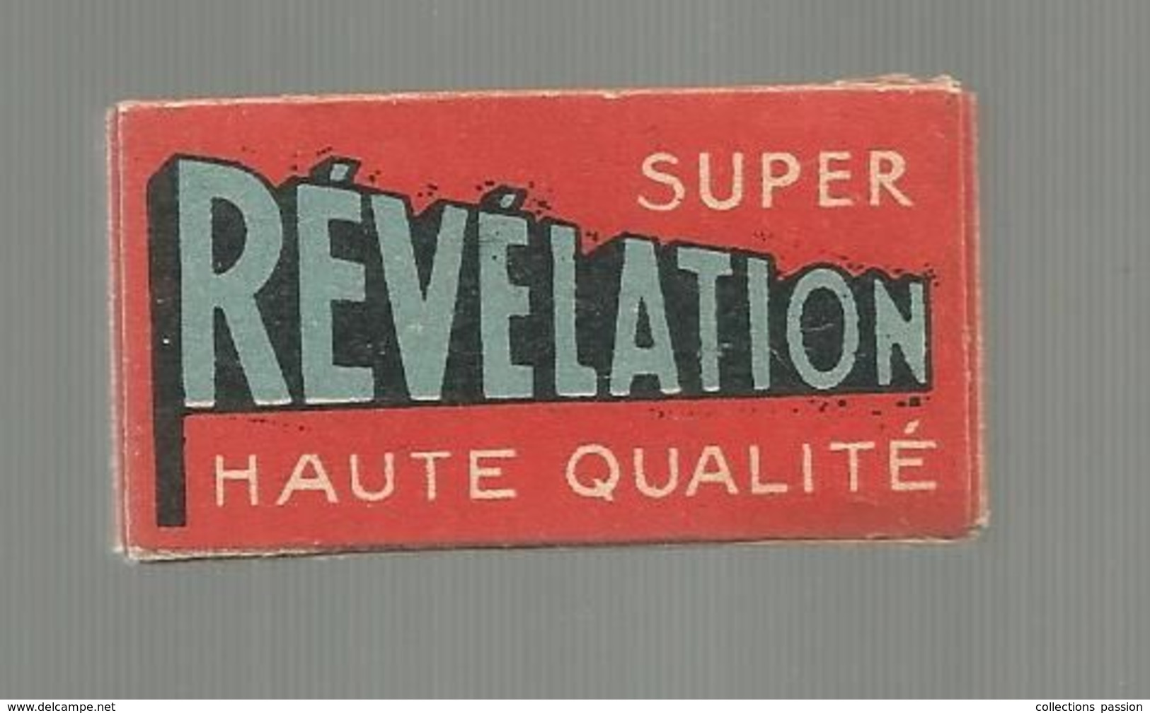 BOITE DE 5 LAMES DE RASOIR , Compléte, Lame , SUPER REVELATION, Frais Fr 1.55 E - Hojas De Afeitar