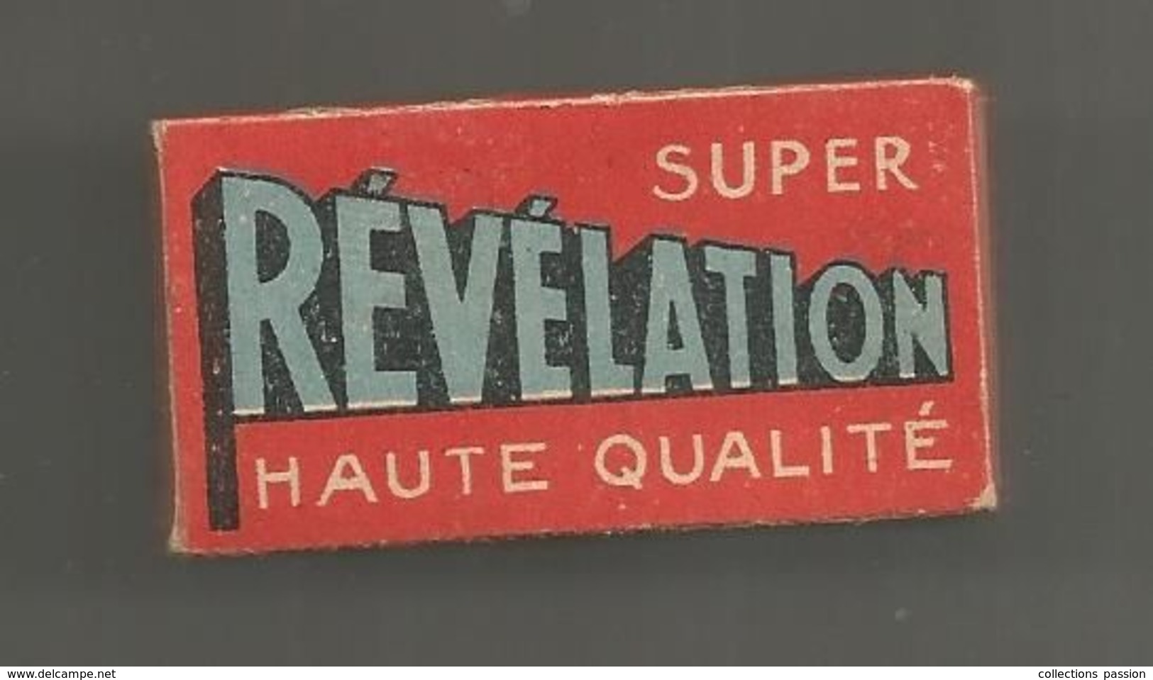 BOITE DE 5 LAMES DE RASOIR , Compléte, Lame , SUPER REVELATION, Frais Fr 1.55 E - Hojas De Afeitar