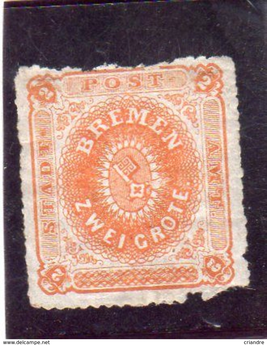 Allemagne :Breme Année 1855-61 N°5*(dents Courtes) - Brême