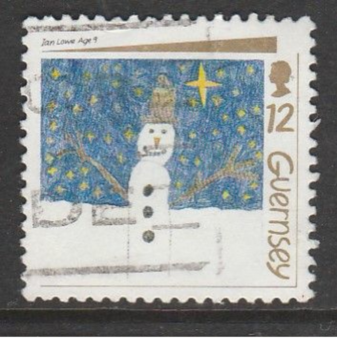 Guernsey 1991 Christmas Stamps 21p Multicolored SW 544 O Used - Guernsey