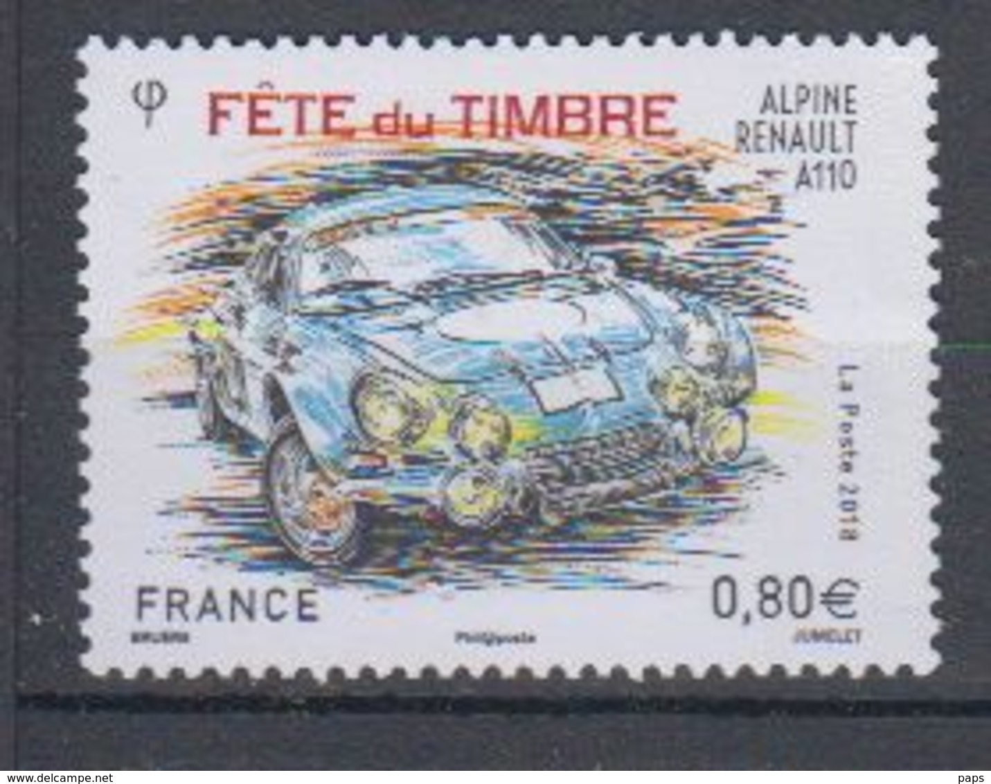 2018-N°5204**FÊTE DU TIMBRE.ALPINE RENAULT A110 - Neufs