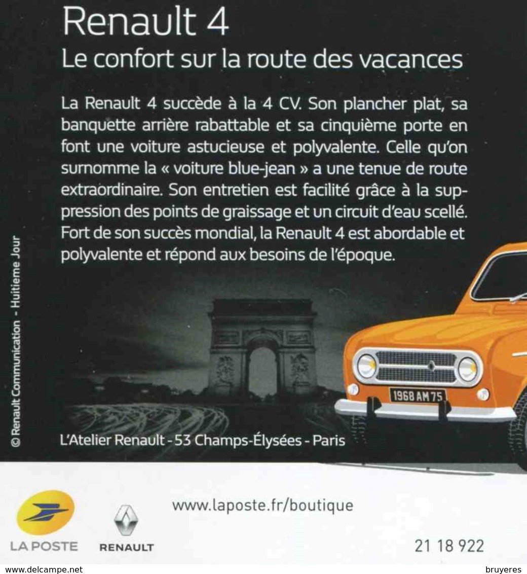 VINTAGE A QUATRE ROUES De 2018 - Mini Collector RENAULT 4 - MONDE 50 G - Collectors