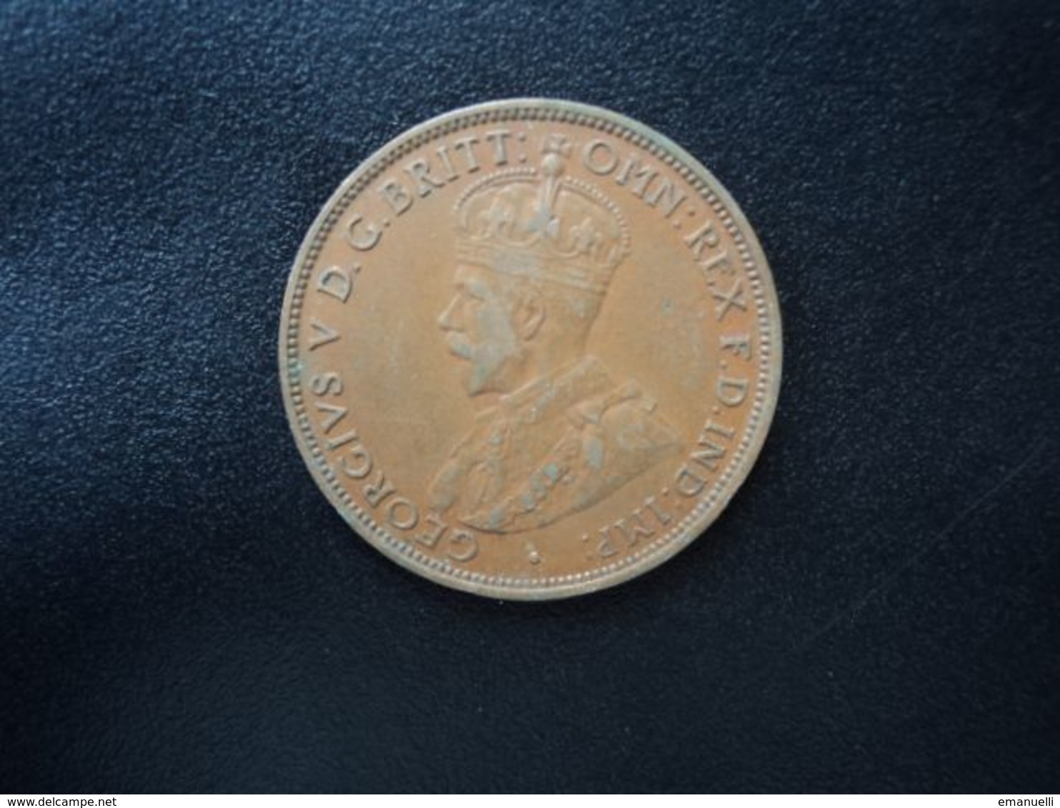 AUSTRALIE : 1/2 PENNY   1919 (Sy)    KM 22      TTB - ½ Penny