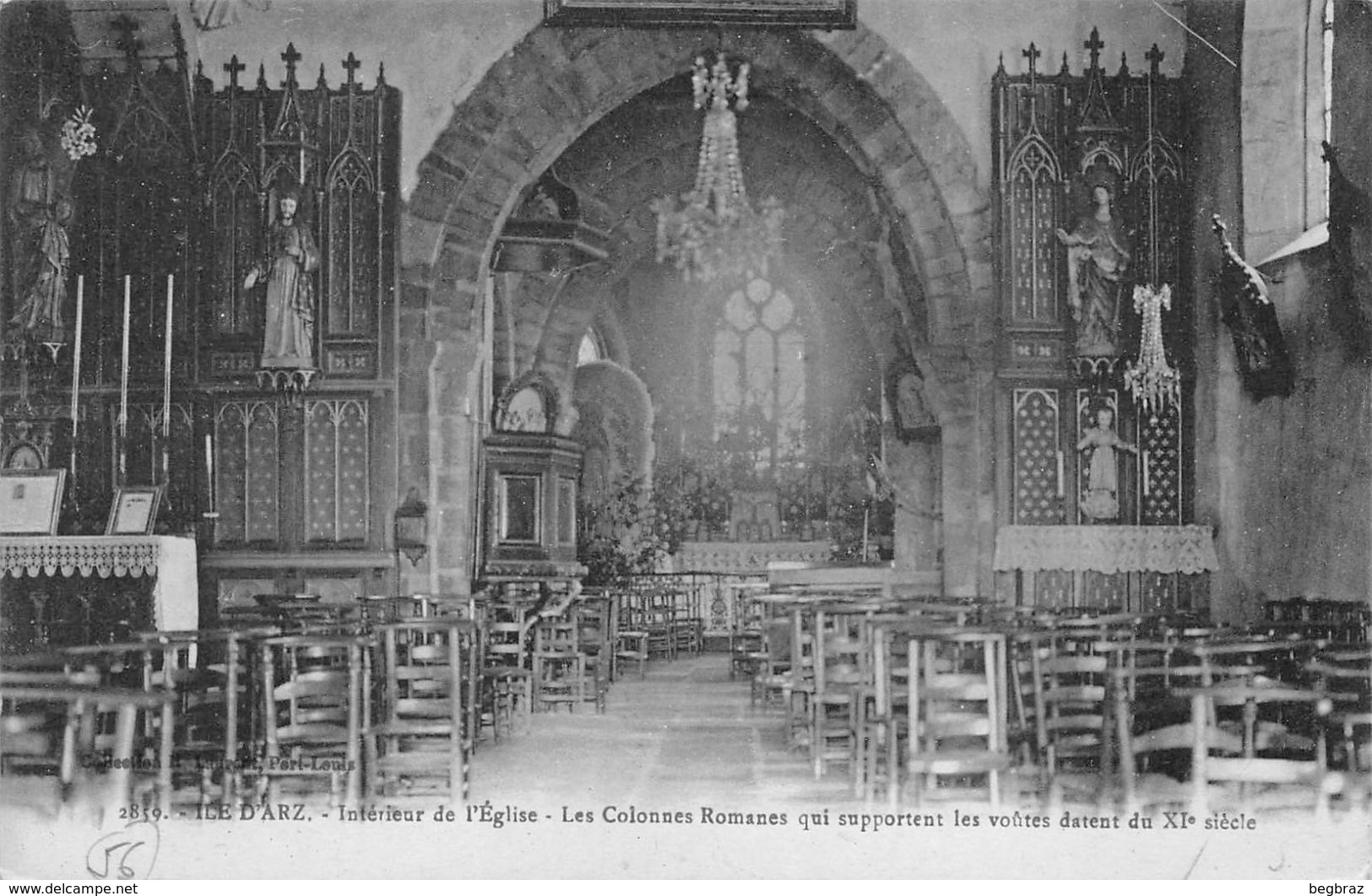 ILE D ARZ     EGLISE INTERIEUR - Ile D'Arz