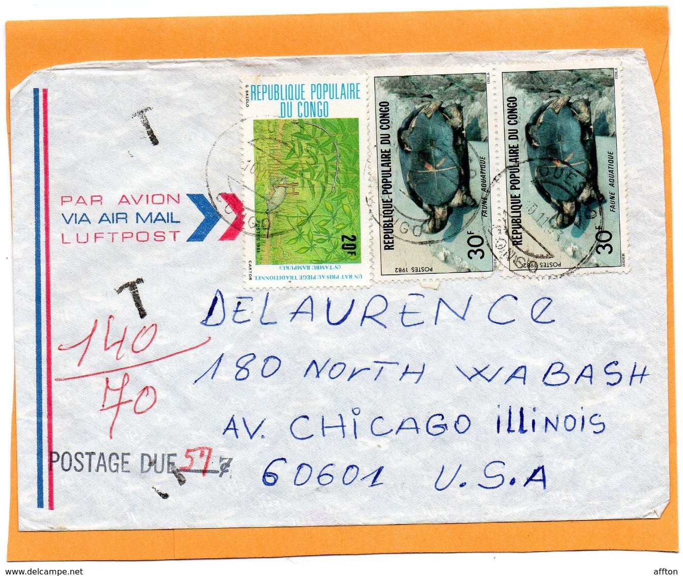 Congo Cover Mailed - Briefe U. Dokumente