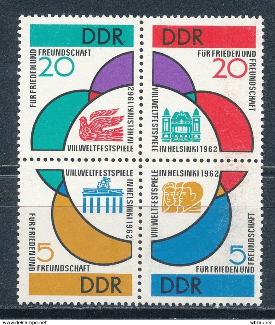 DDR 901/04 Viererblock ** Mi. 13,- - Ungebraucht