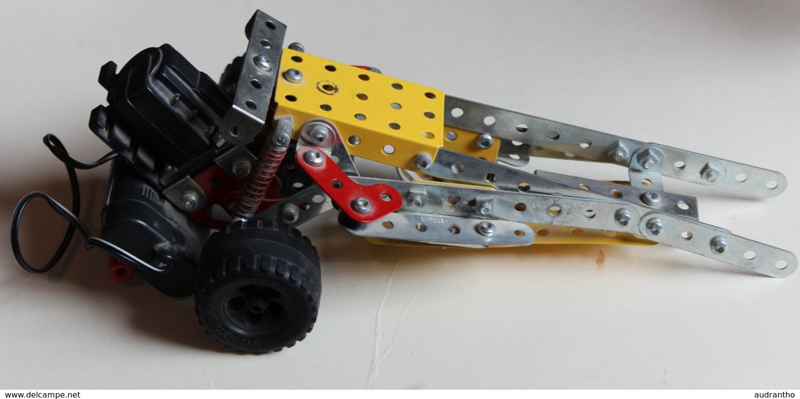 Meccano Voiture Avec Moteur Type Dragster Date 1990 Sur Pneus - Meccano