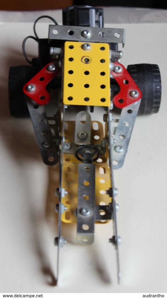 Meccano Voiture Avec Moteur Type Dragster Date 1990 Sur Pneus - Meccano