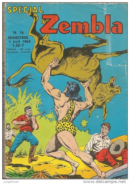 Spécial Zembla N° 16 - Editions Lug - Avril 1968 - Aussi Bob Stanley, Une étrange Partie De Boules, Agent Sans Nom - BE - Zembla