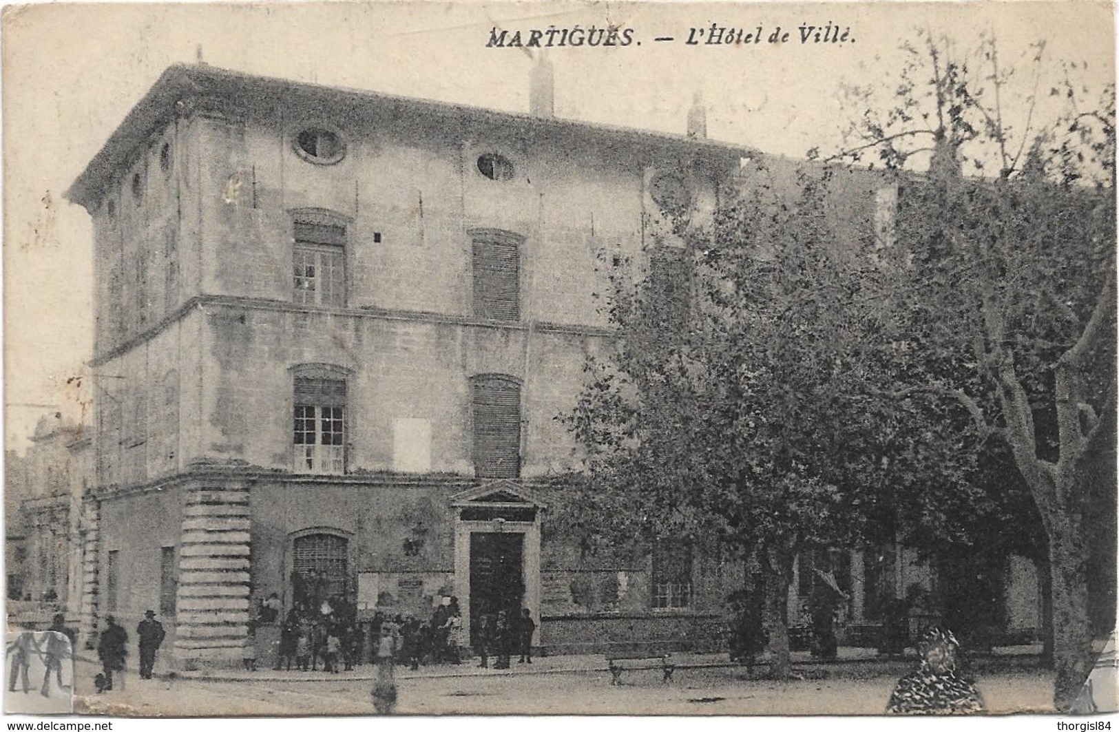 13 - MARTIGUES L'Hôtel De Ville Animée écrite Timbrée - Martigues