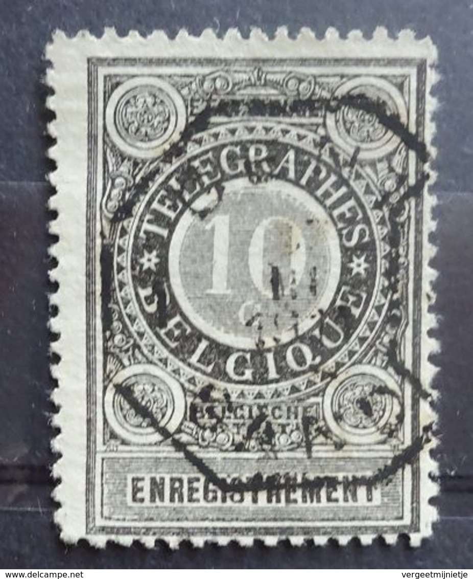 BELGIE  Telegraaf Kwijtingszegel   1897    RT 1    Gestempeld    CW 65,00 - Telegraph [TG]