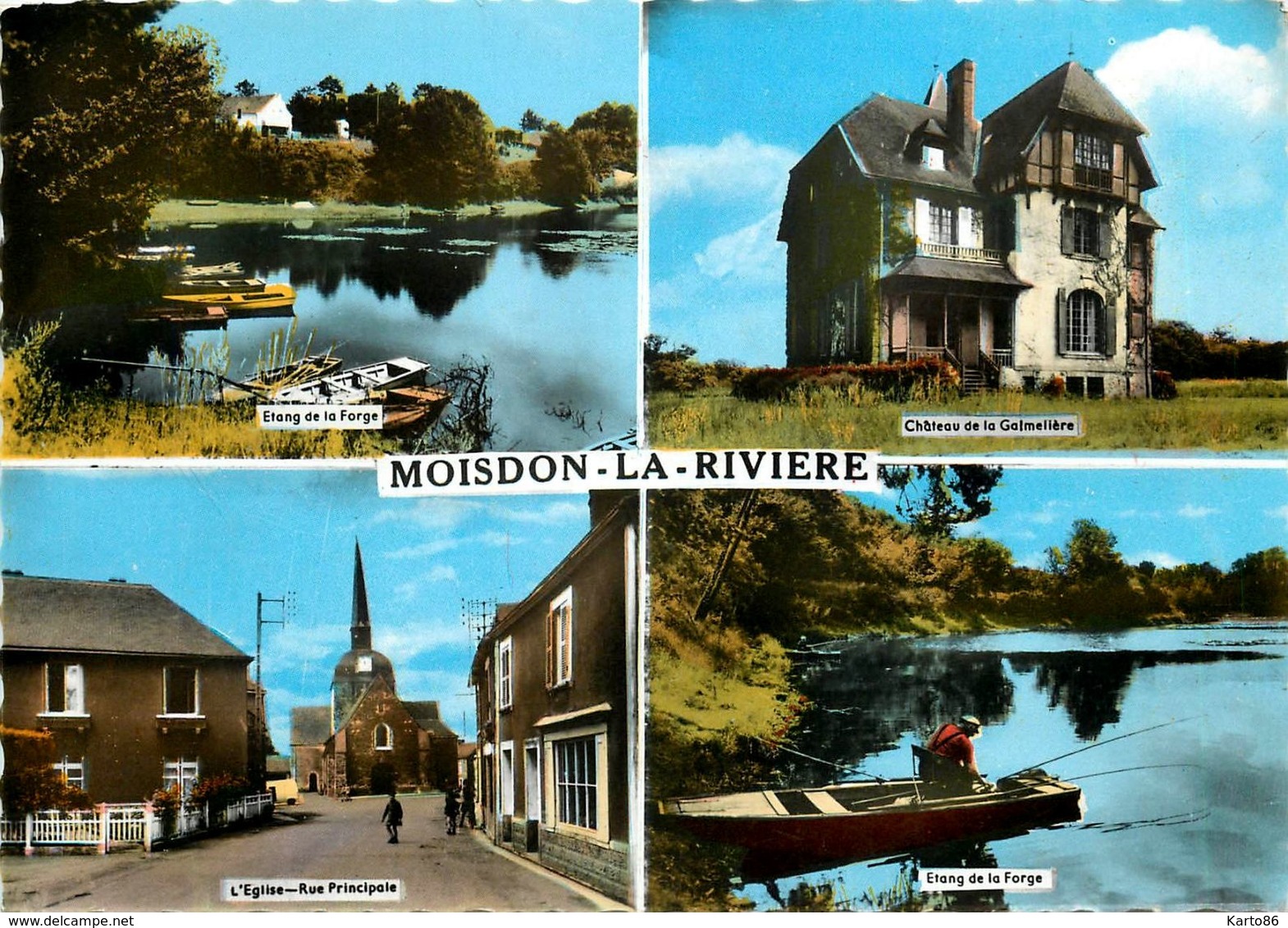 Moisdon La Rivière * Souvenir Du Village * 4 Vues - Moisdon La Riviere