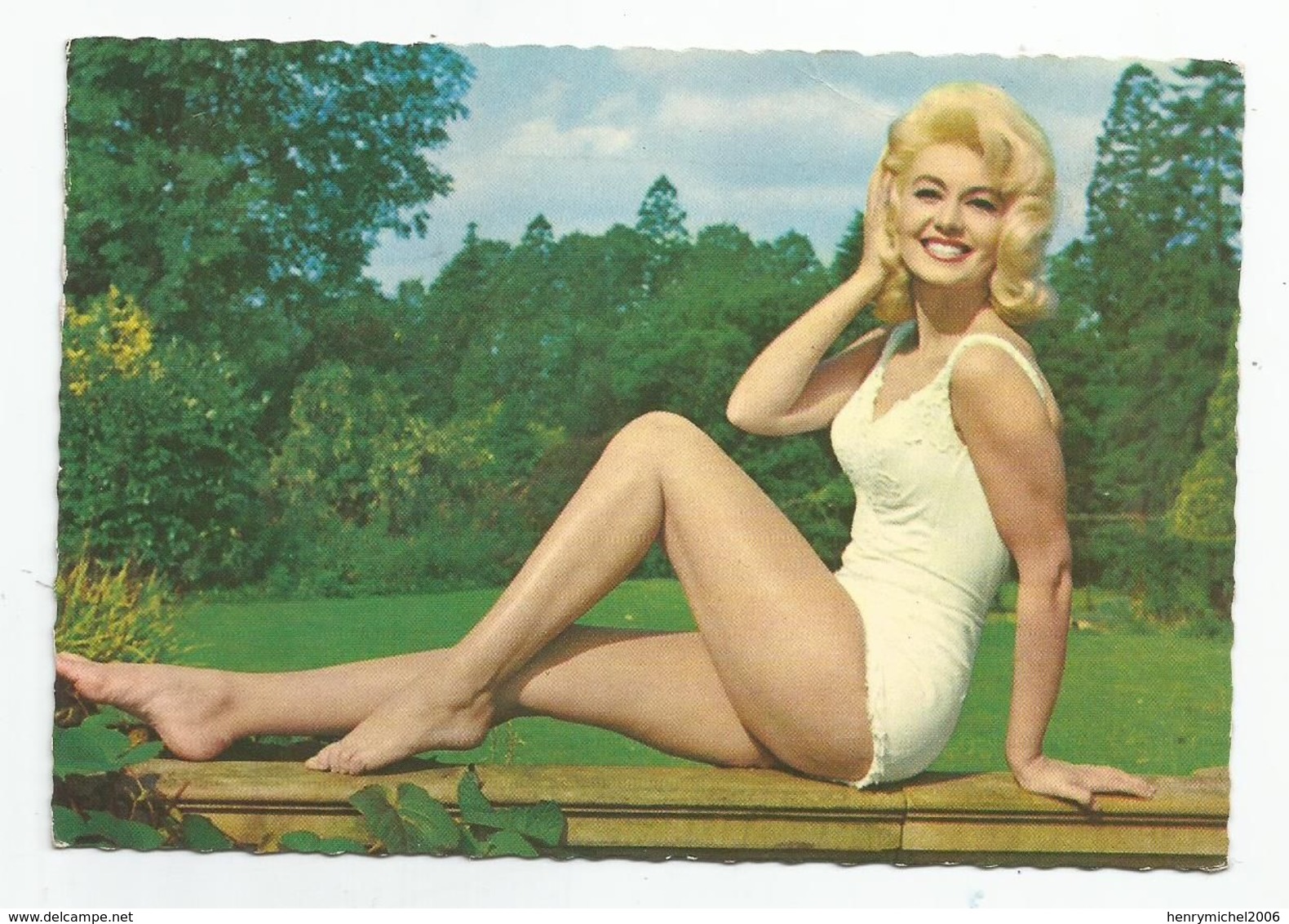 Cpsm Femme Blonde Janette Scott Pin Up , Printed In Germany - Pin-Ups