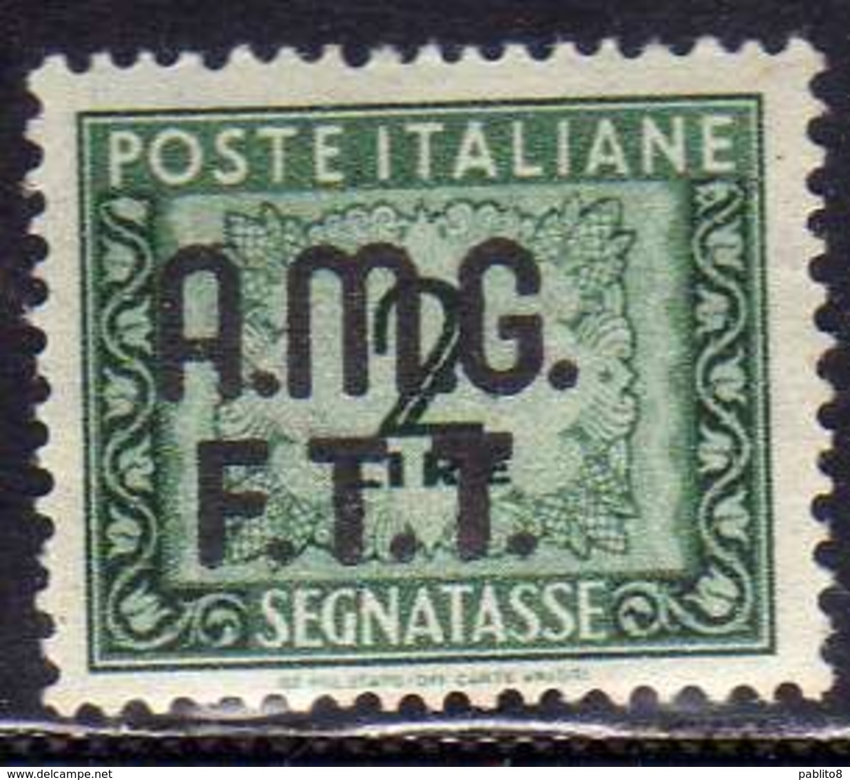 TRIESTE A 1947 - 1949 AMG-FTT SOPRASTAMPATO OVERPRINTED SEGNATASSE TAXES TASSE POSTAGE DUE LIRE 2 MNH - Postage Due