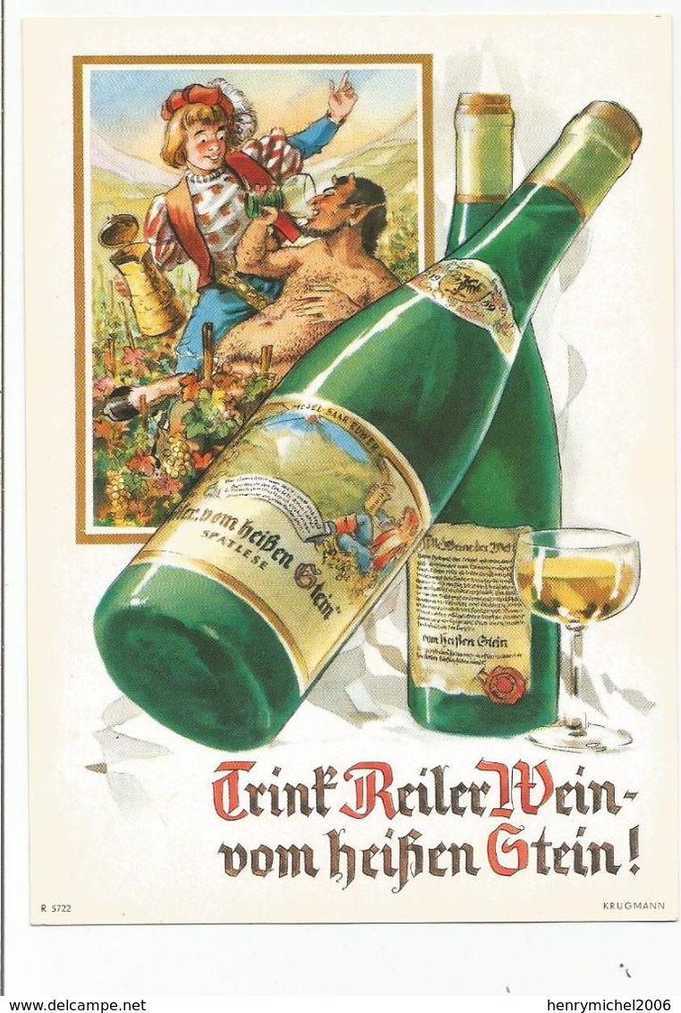 Pub Publicité Vin Vigne Trint Reiler Wein Vom Heihen Otein Par Krugmann - Publicidad