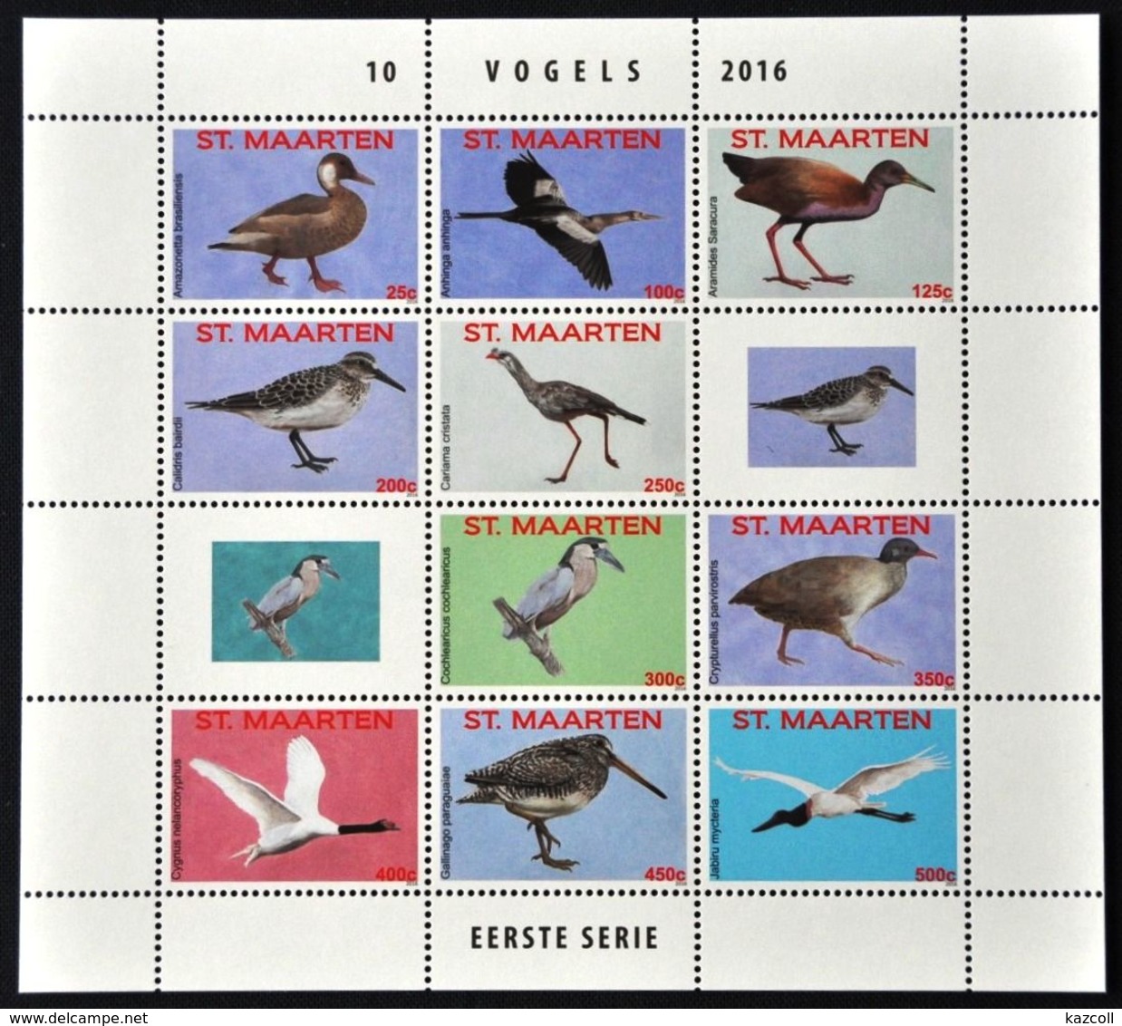 St. Maarten 2016.  Fauna. Birds.  MNH - Niederländische Antillen, Curaçao, Aruba