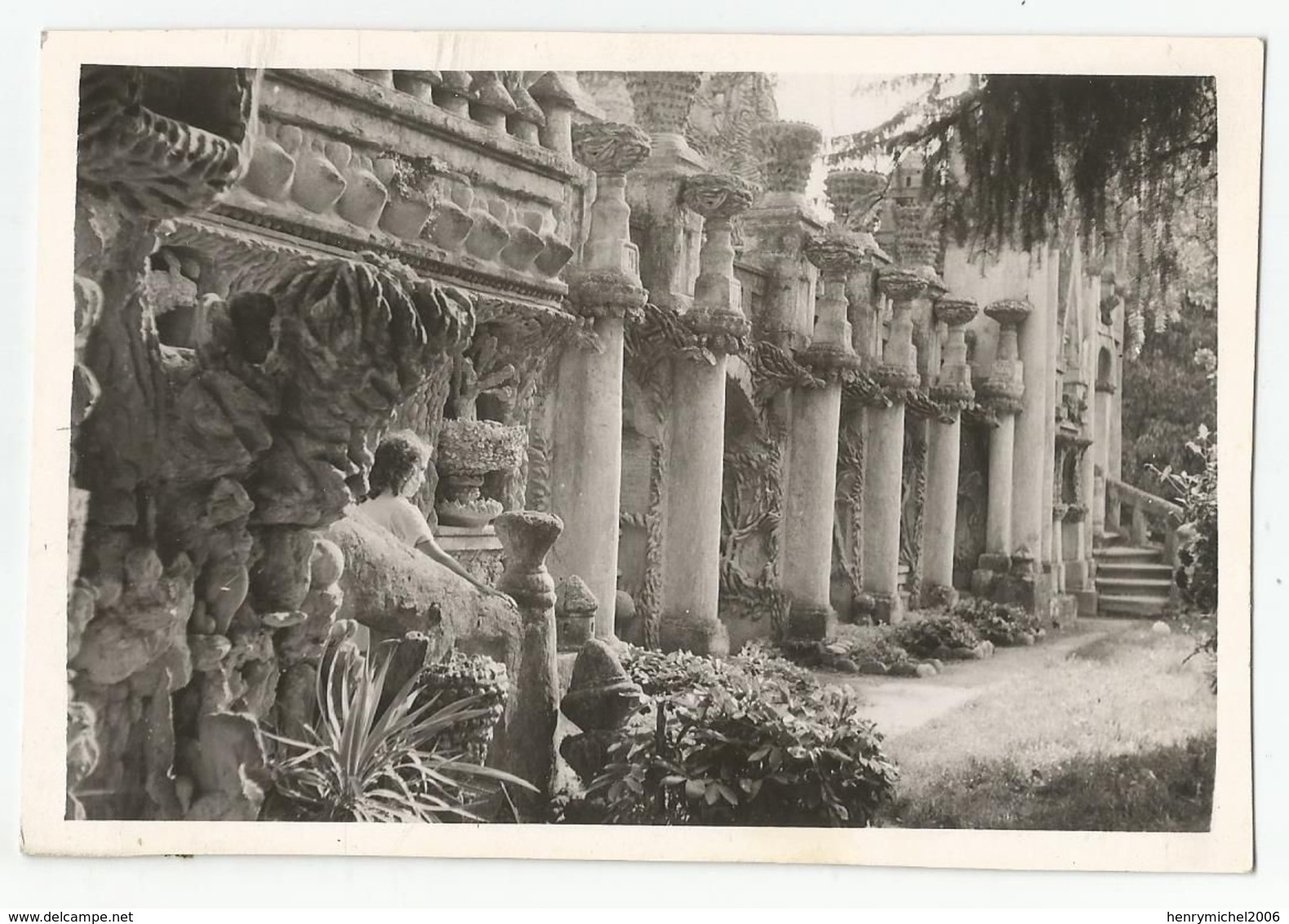 26 Drome Cachet Hauterives 1964 Palais Idéal Facteur Cheval Carte Photo - Hauterives