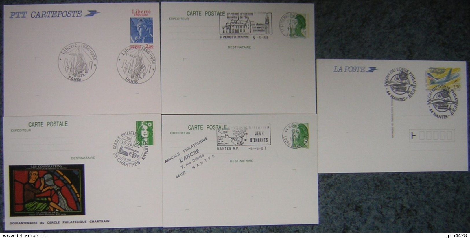 Entier Postal Lot De 13 Entiers Postaux France, Divers  8 Neufs Et 5 Oblitérés - PAP - Prêt à Poster - Bon Lot - Collections & Lots: Stationery & PAP