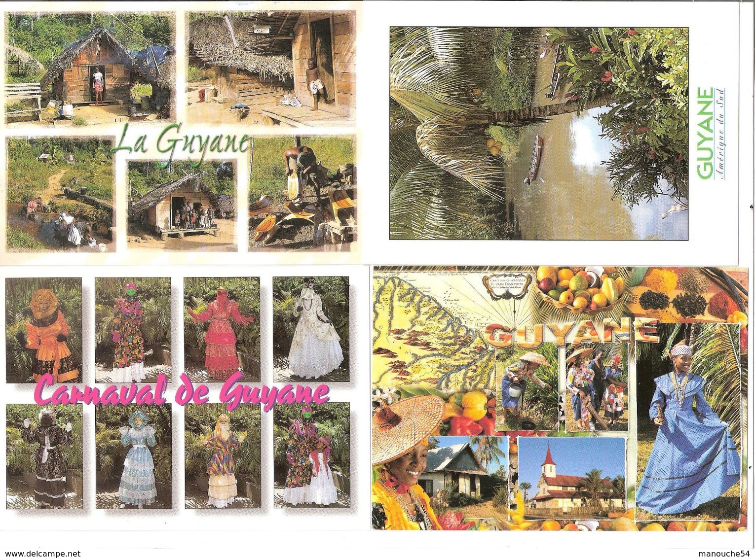 LOT DE 12 CPSM OU CPM DE LA GUYANE - Other & Unclassified