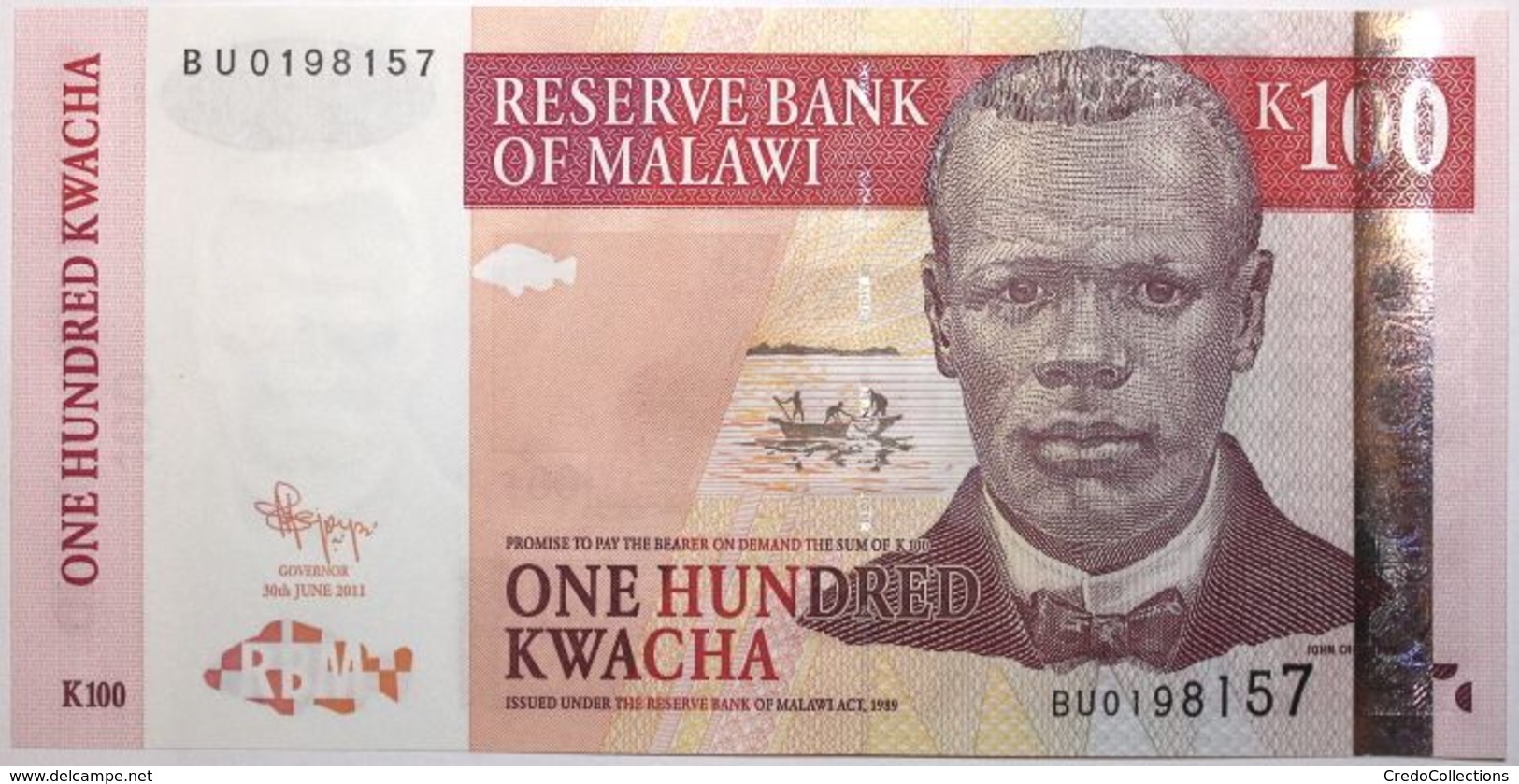Malawi - 100 Kwacha - 2011 - PICK 54e - NEUF - Malawi