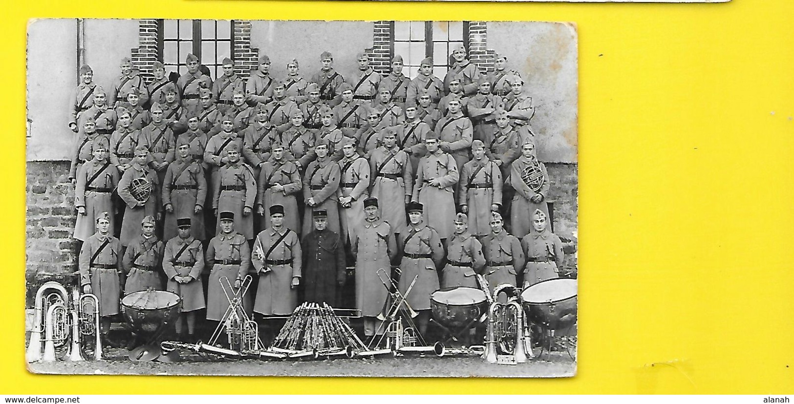 Carte Photo Groupe De Musique Soldats Du 170° () Militaria - Regimente