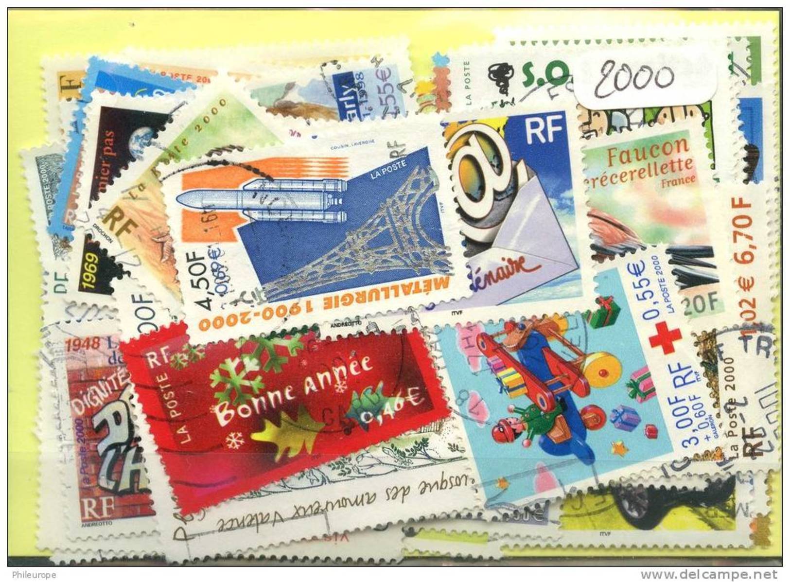 France  Années Completes (o) 2000 (71 Timbres) - 2000-2009