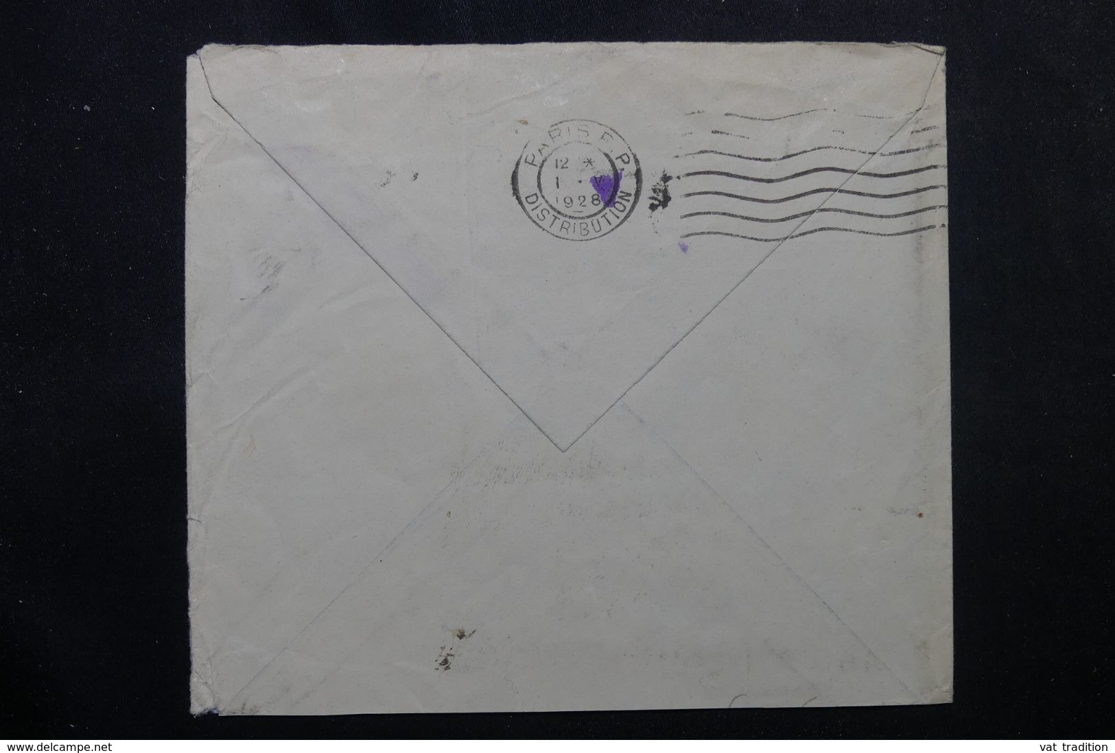 SOUDAN - Enveloppe Commerciale De Bamako Pour Paris En 1928 Par Avion, Affranchissement Plaisant  Surchargés - L 63069 - Storia Postale