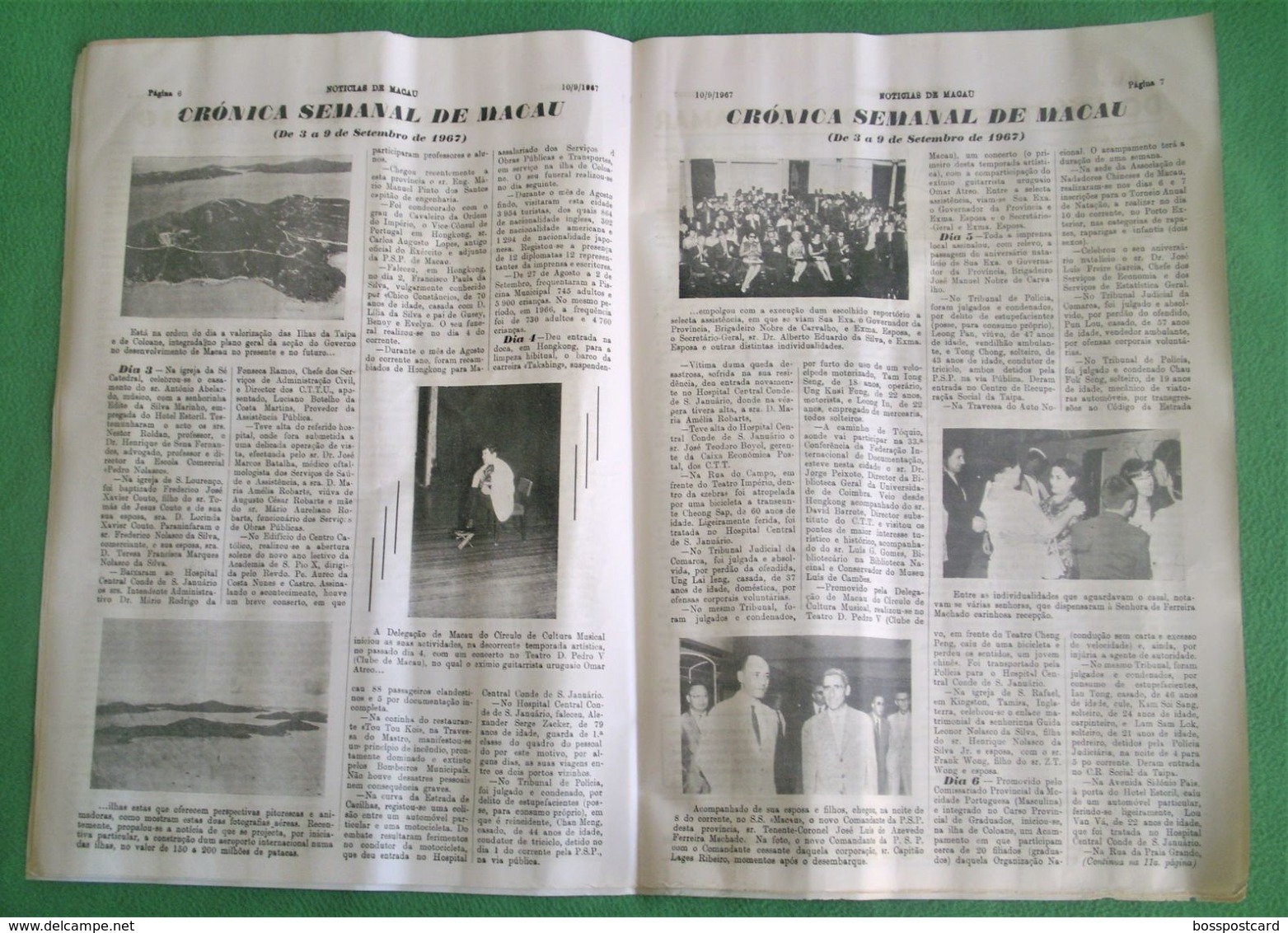 Macau - Jornal Notícias De Macau Nº 697, 10 De Setembro De 1967 - Imprensa - Macao  Portugal - China - Allgemeine Literatur