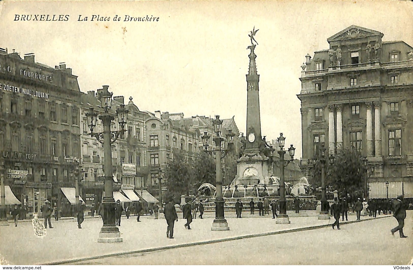 028 480 - CPA - Belgique - Brussels - Bruxelles - Place De Brouckère - Places, Squares