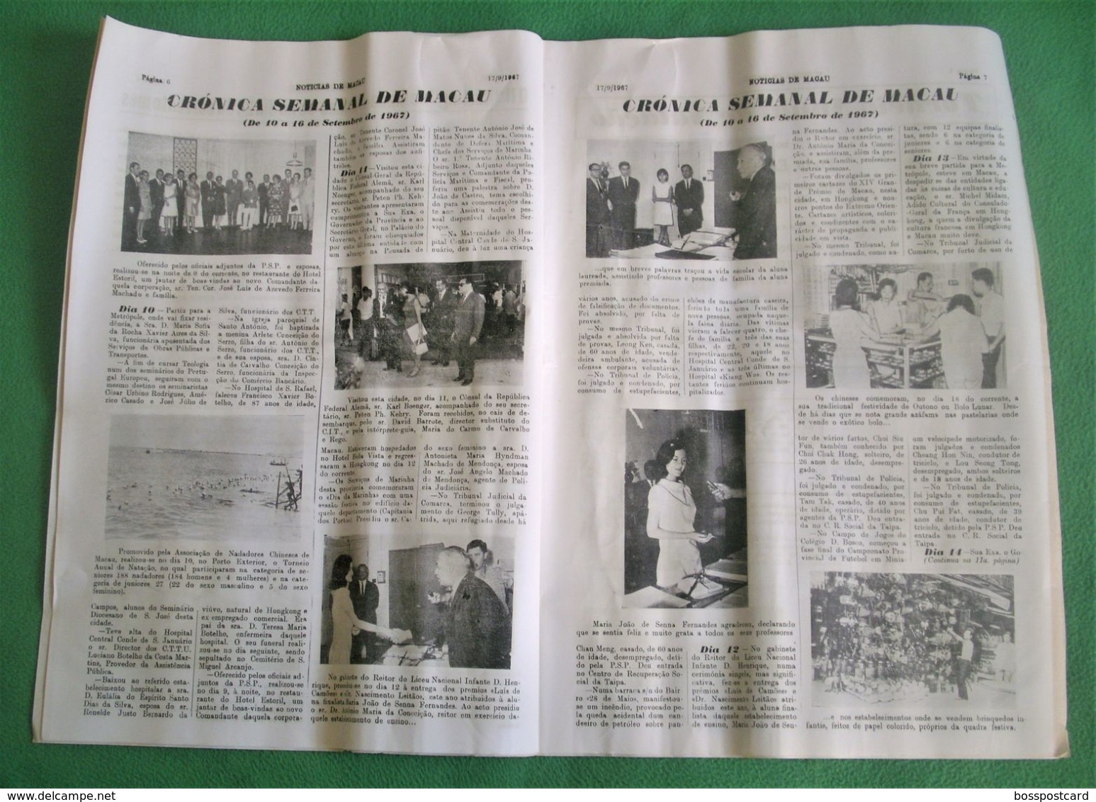 Macau - Jornal Notícias De Macau Nº 698, 17 De Setembro De 1967 - Imprensa - Macao - Portugal China - Informations Générales