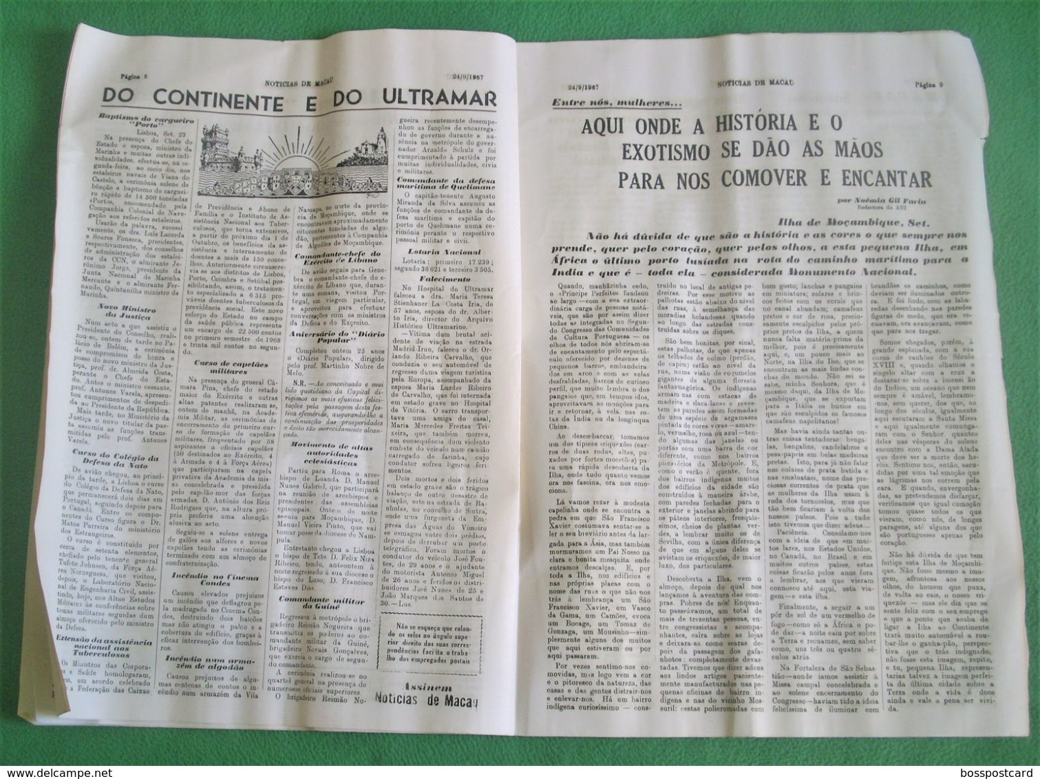 Macau - Jornal Notícias De Macau Nº 699, 24 De Setembro De 1967 - Imprensa - Macao - Portugal China - Allgemeine Literatur