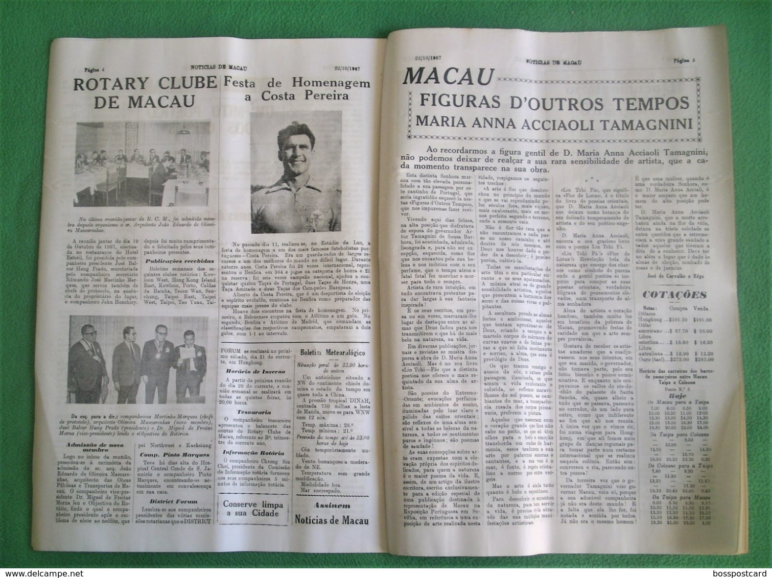 Macau - Jornal Notícias De Macau Nº 703, 22 De Outubro De 1967 - Imprensa - Macao - Portugal China - Algemene Informatie