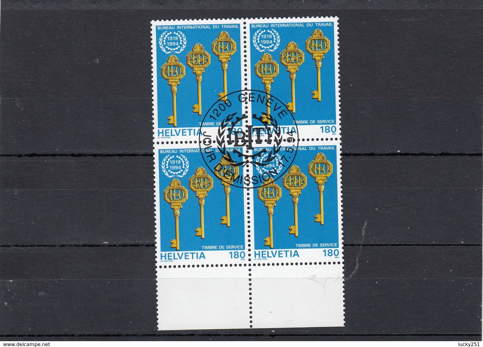 Suisse - Année 1994 - Service - Oblitéré - N°Zumstein 111 - BIT - - Oficial