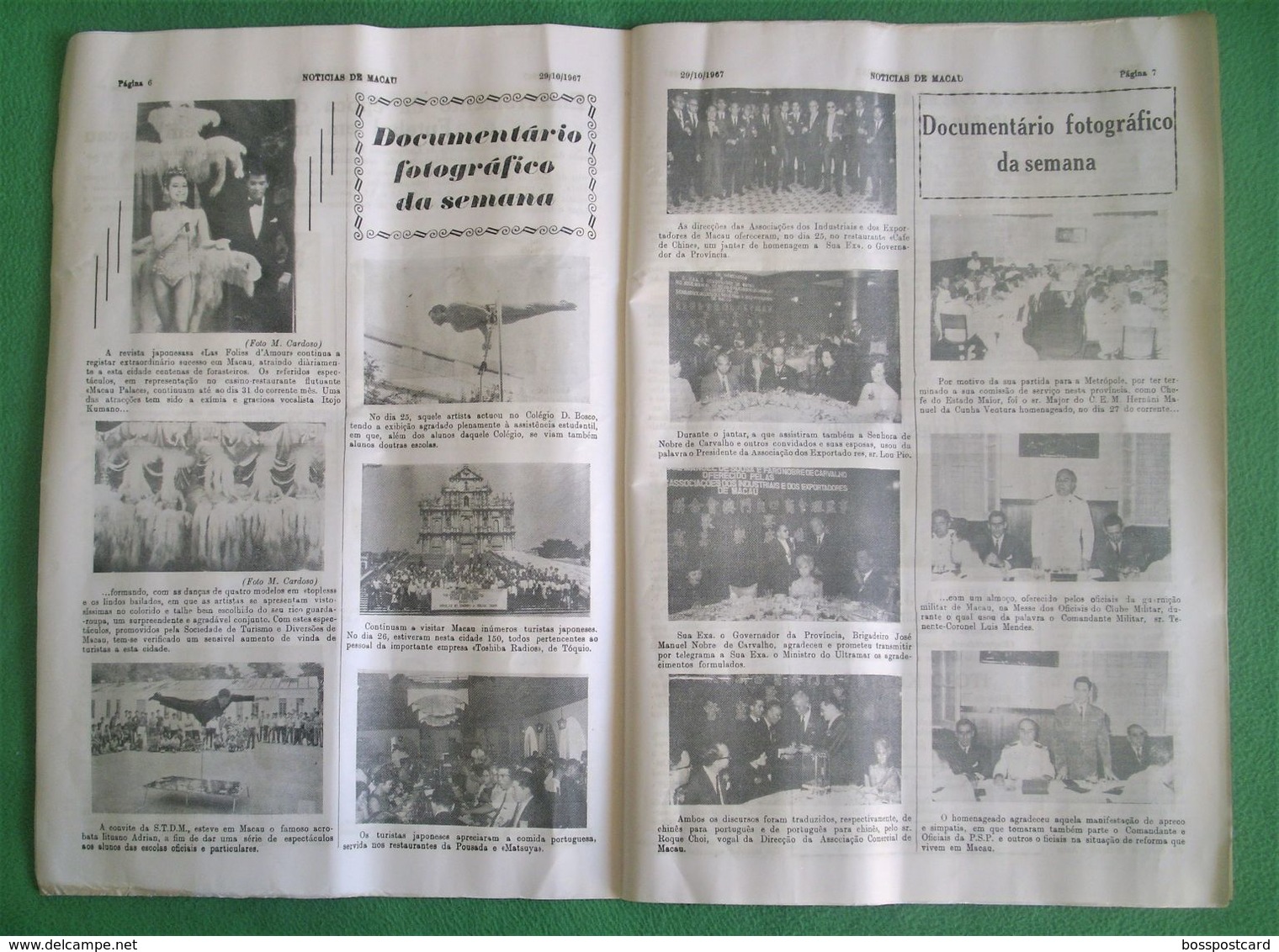 Macau - Jornal Notícias De Macau Nº 704, 29 De Outubro De 1967 - Imprensa - Macao - Portugal China - Informations Générales
