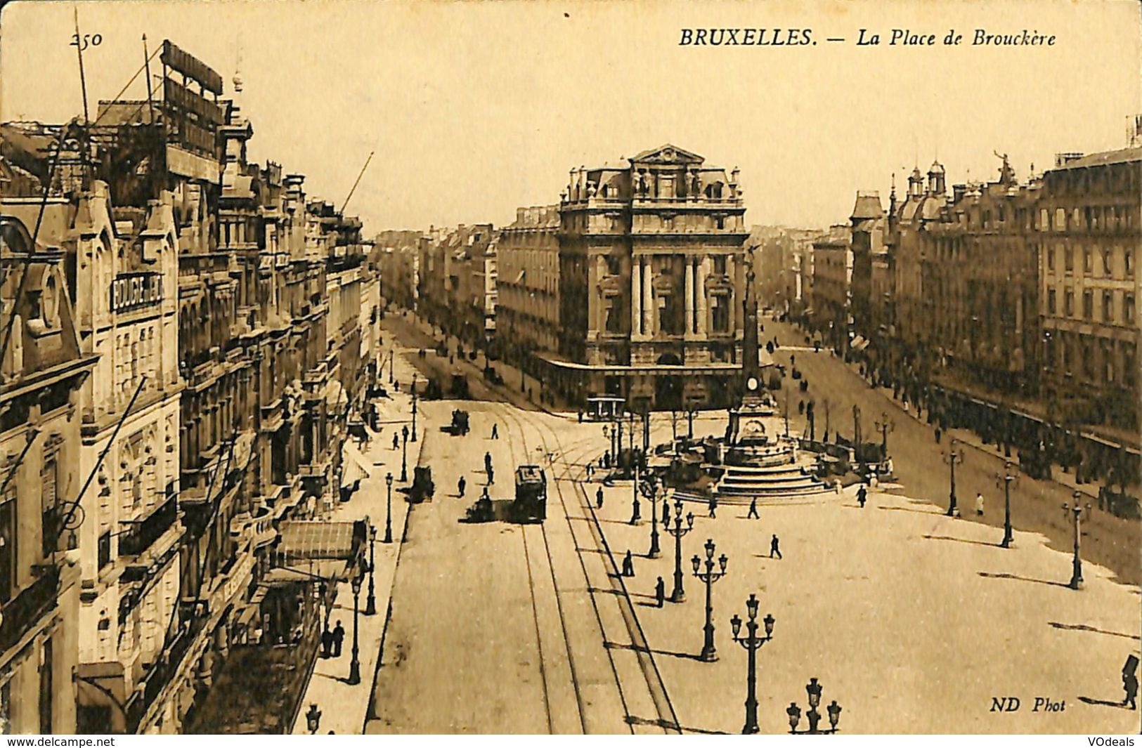 028 481 - CPA - Belgique - Brussels - Bruxelles - Place De Brouckère - Squares