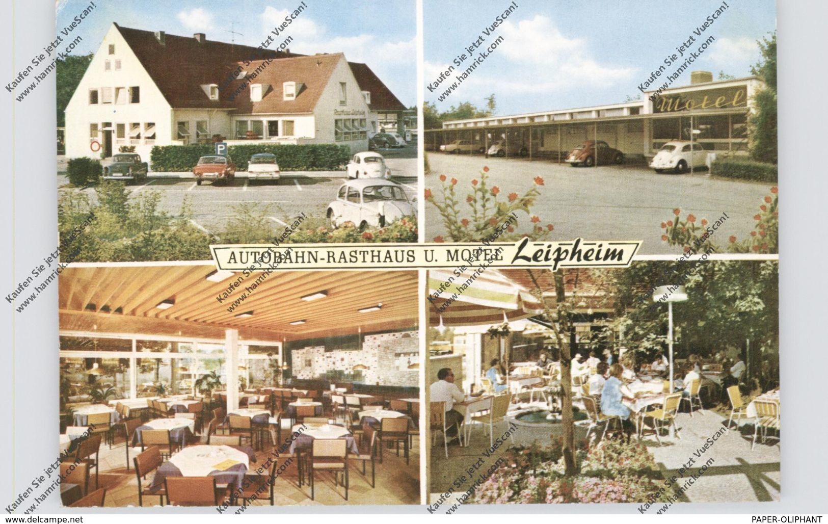 8874 LEIPHEIM, Autobahn-Rasthaus - Günzburg