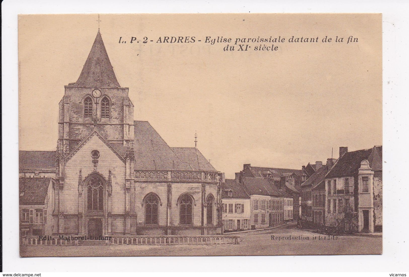 CP 62 ARDRES Eglise Paroissiale - Ardres