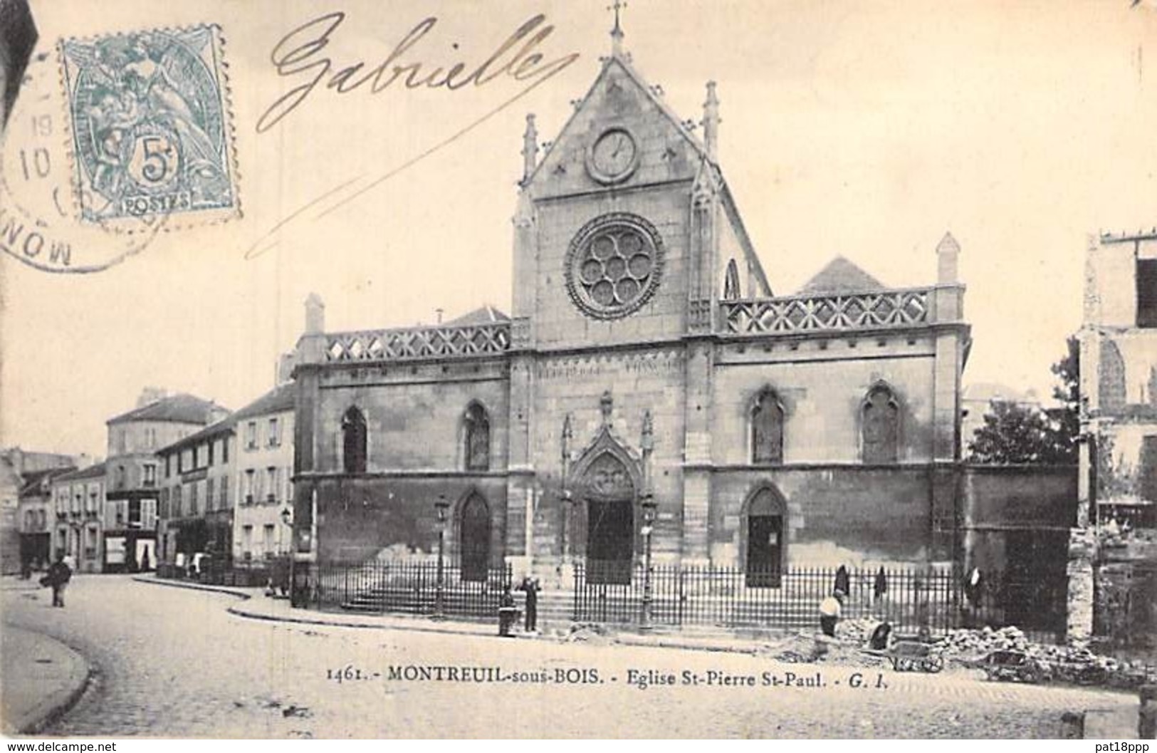** Petit Lot De 2 Cartes ** 93 - Eglise St Pierre St Paul - Cartes Différentes - CPA - Seine St Denis - Montreuil