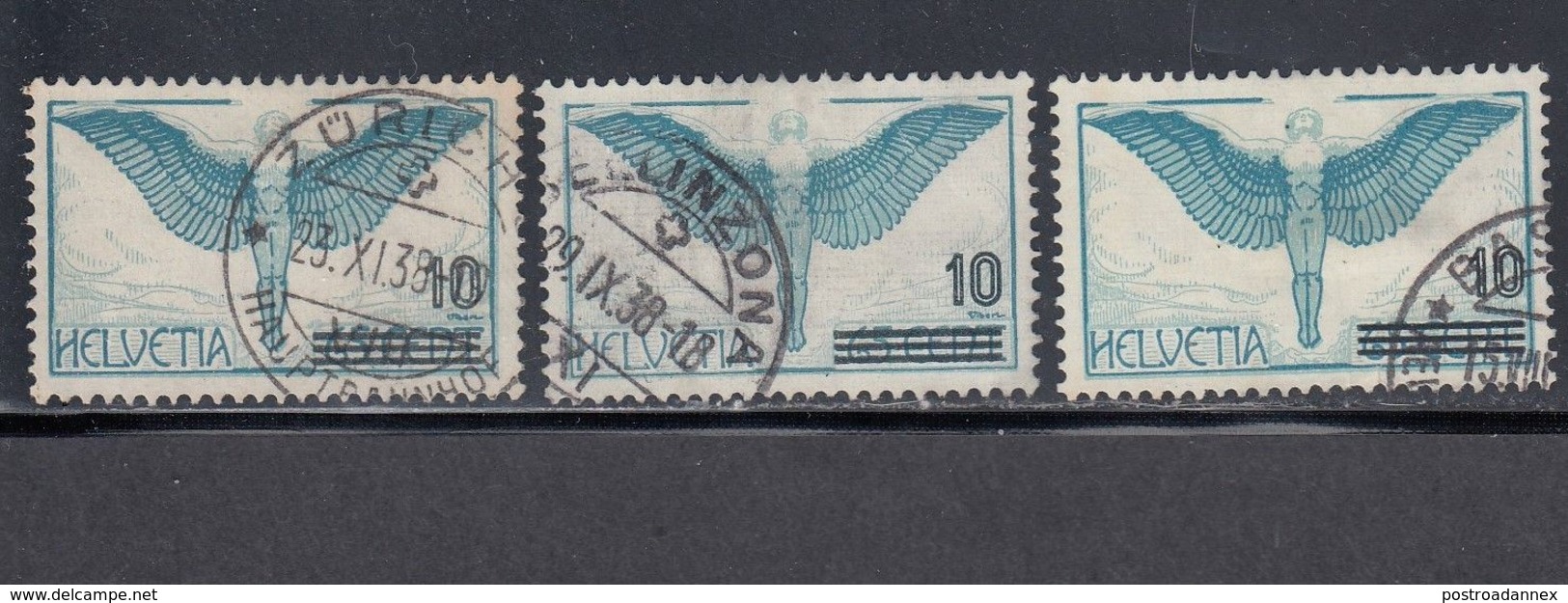 Switzerland, Scott #C22, Used, Allegorical Figure Of Flight, Issued 1923 - Used Stamps