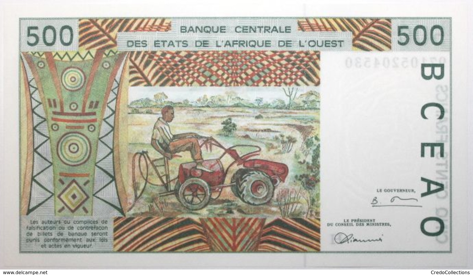Niger - 500 Francs - 1997 - PICK 610 Hh - NEUF - Estados De Africa Occidental