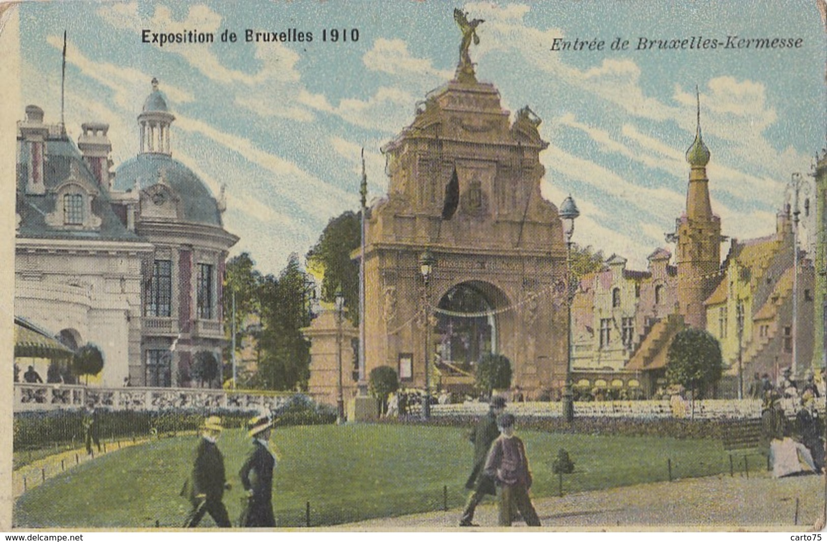 Evènements - Exposition Bruxelles 1910 - Entrée Bruxelles-Kermesse - Expositions