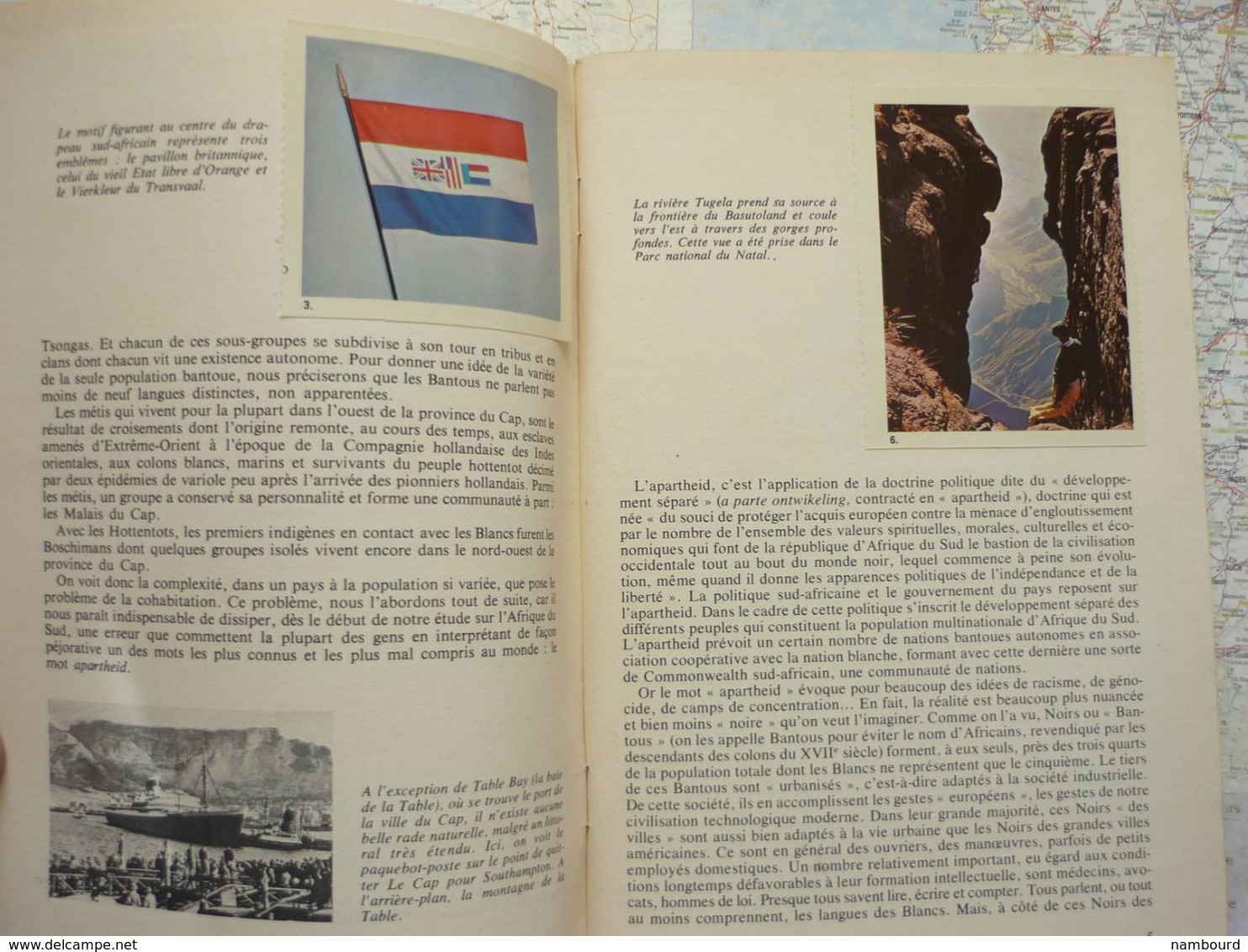 Tour Du Monde N°190 République D'Afrique Du Sud Juillet 1975 - Géographie