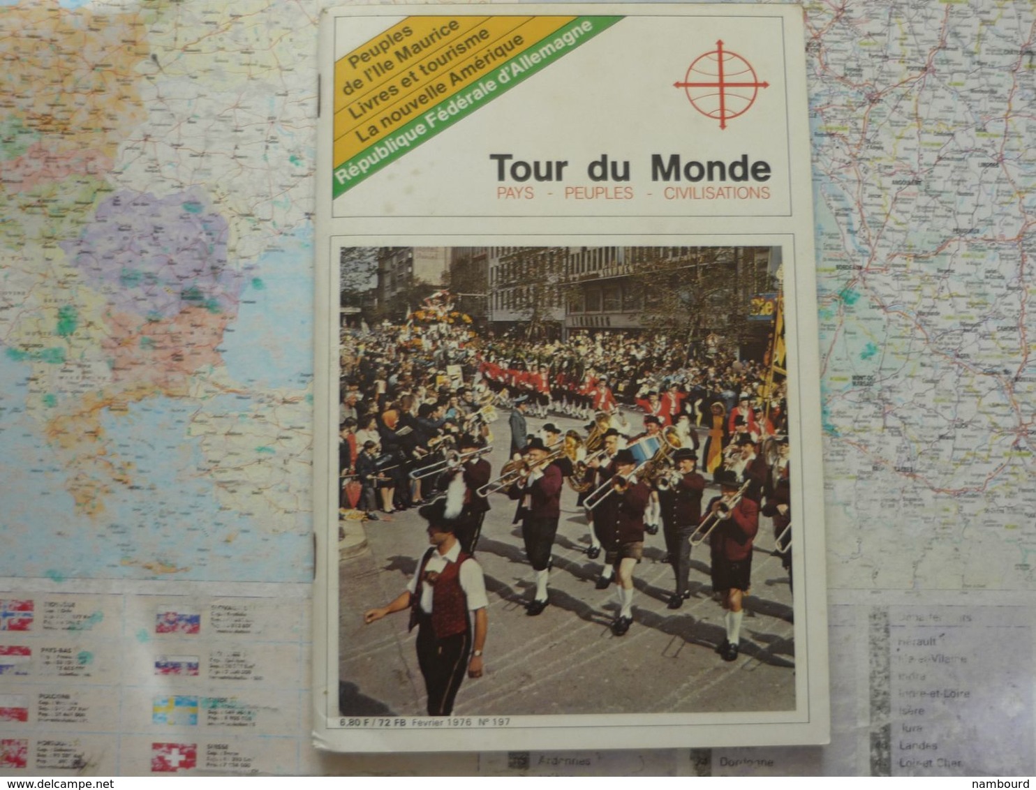 Tour Du Monde N°197 République Fédérale D'Allemagne Février 1976 - Géographie