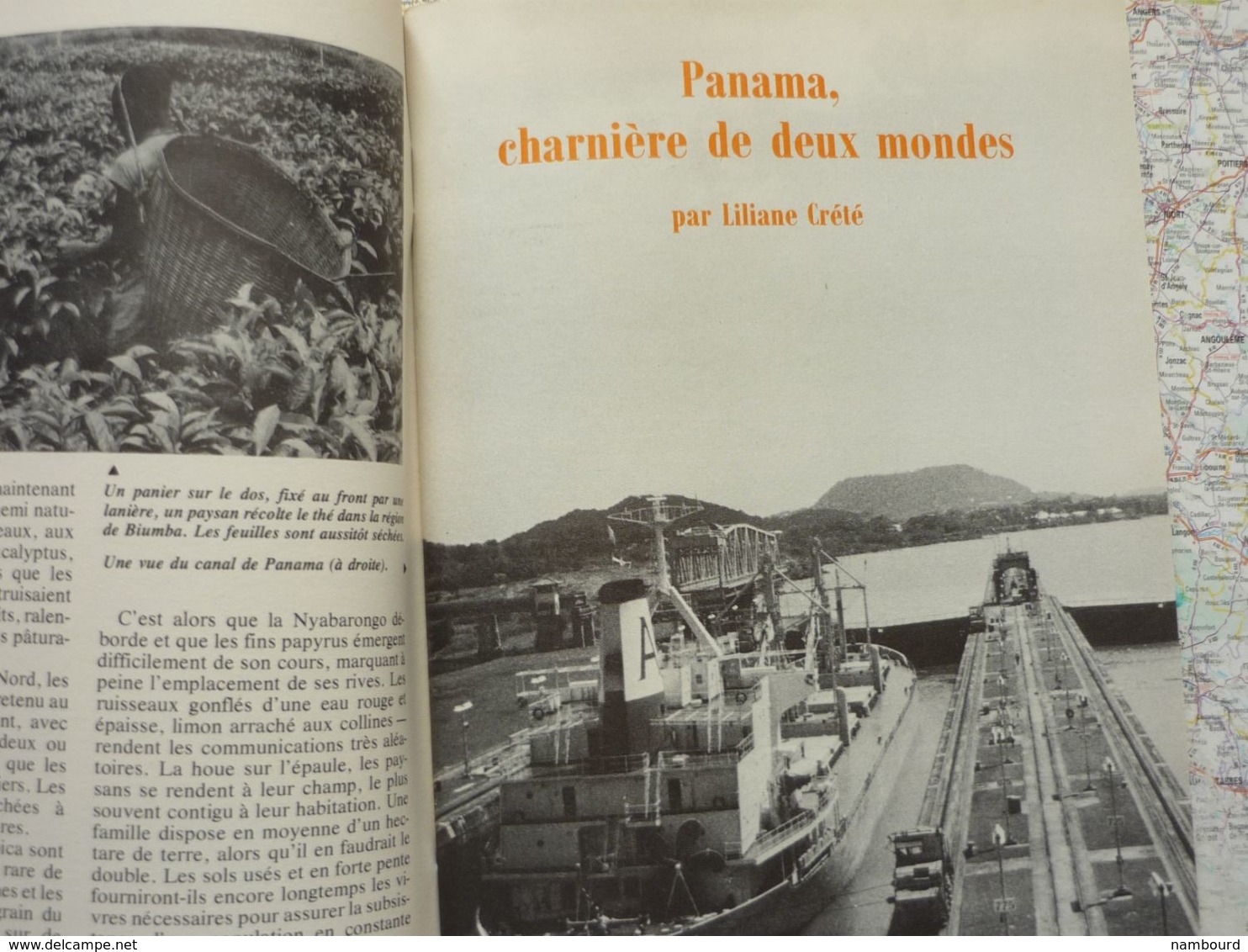 Tour Du Monde N°211 République De Panama - Rwanda - Ville De Lituanie Avril 1977 - Géographie
