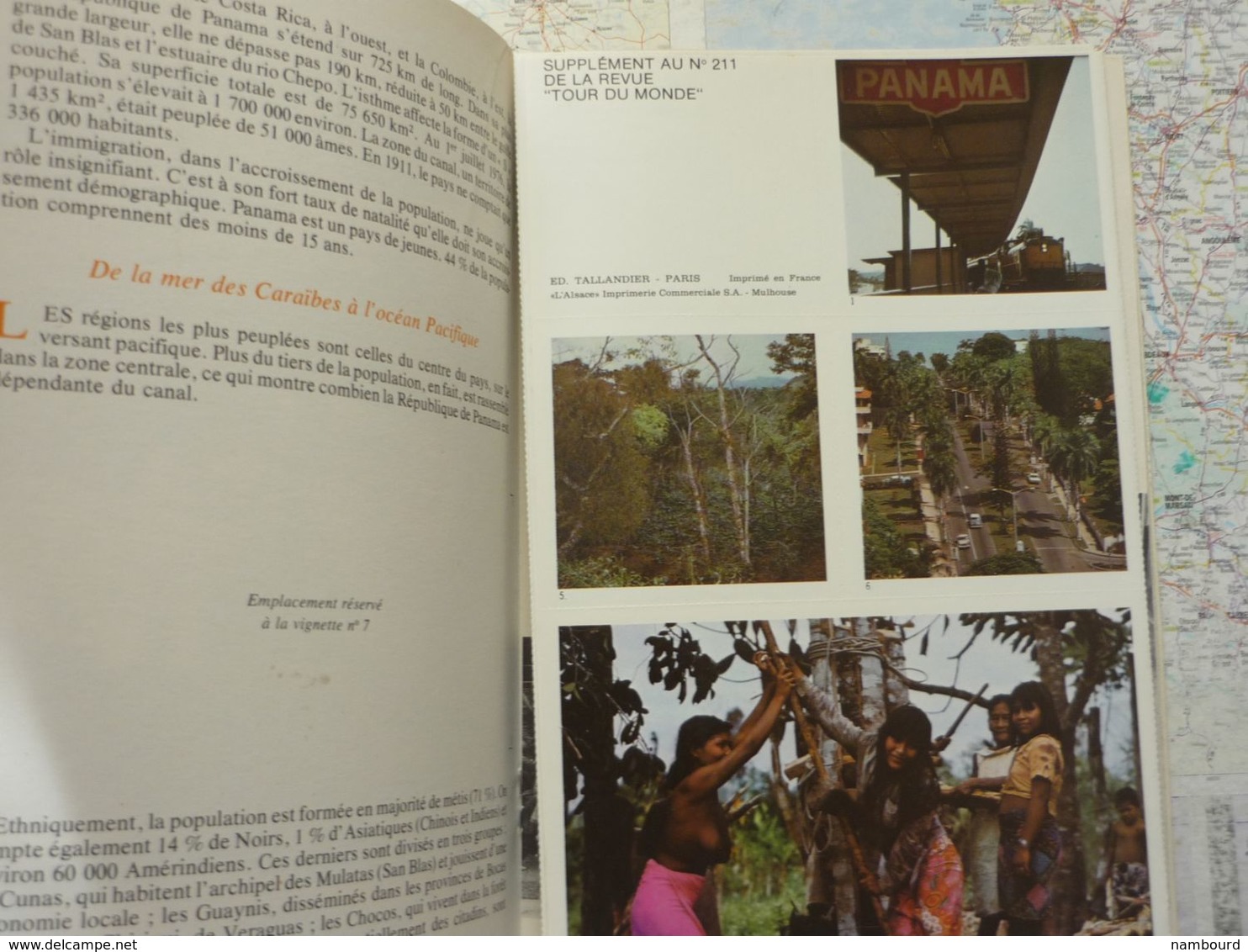 Tour du Monde N°211 République de Panama - Rwanda - Ville de Lituanie Avril 1977