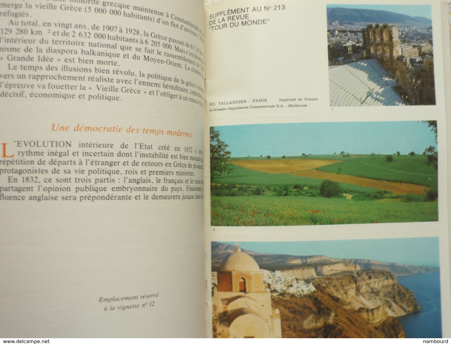 Tour Du Monde N°213 La République Hellénique - L'Acropole - Le Fou De Bassan Juin 1977 - Géographie