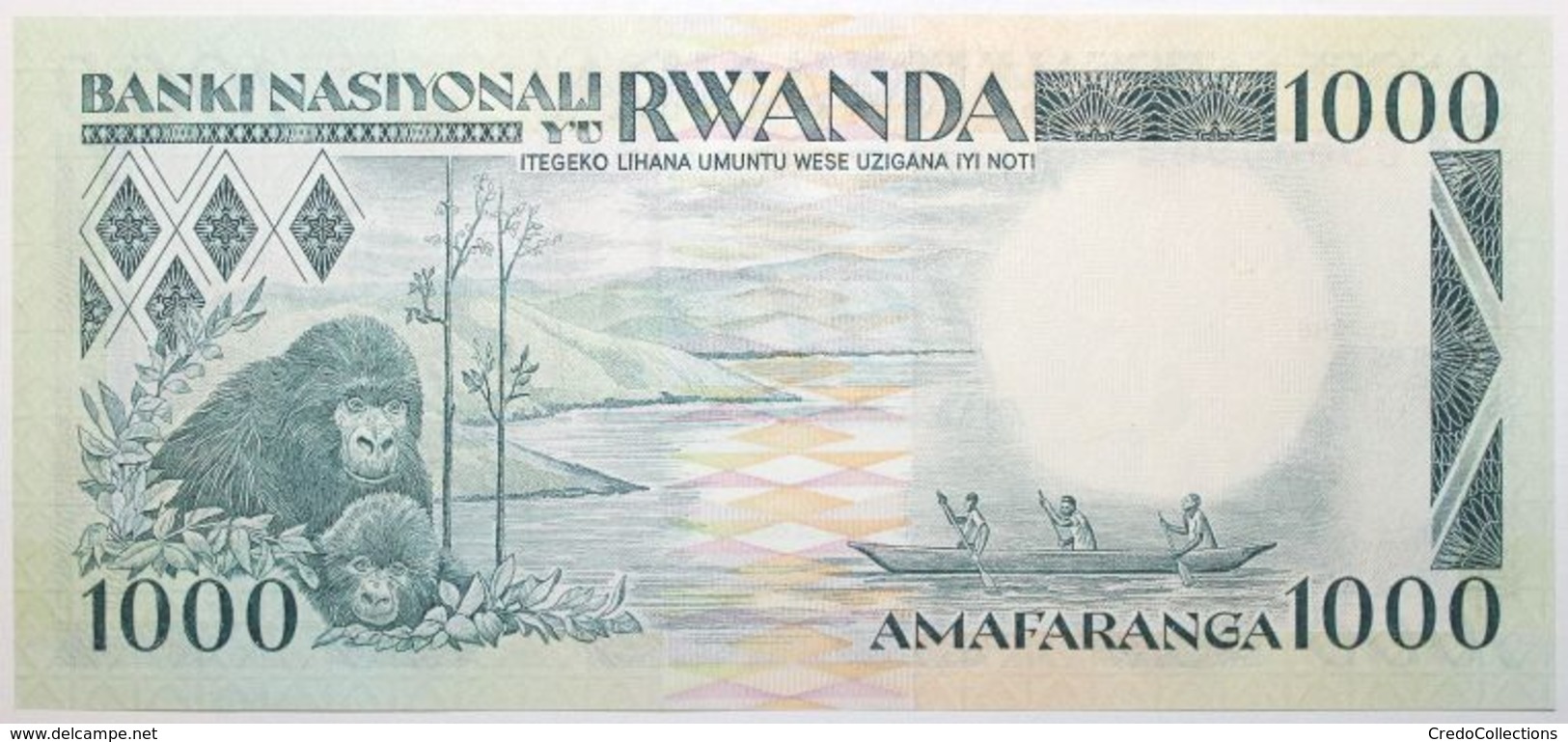 Rwanda - 1000 Francs - 1988 - PICK 21a - NEUF - Rwanda