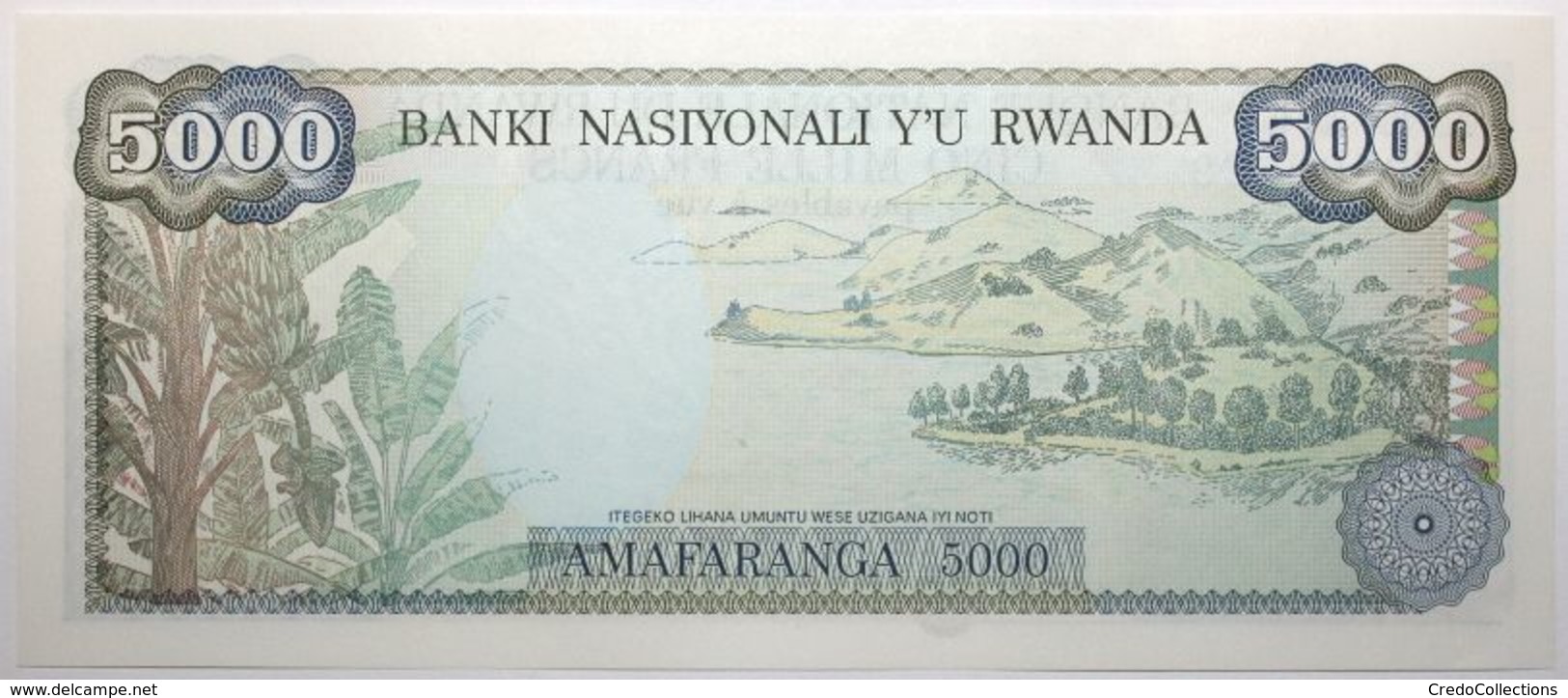 Rwanda - 5000 Francs - 1988 - PICK 22a - NEUF - Ruanda